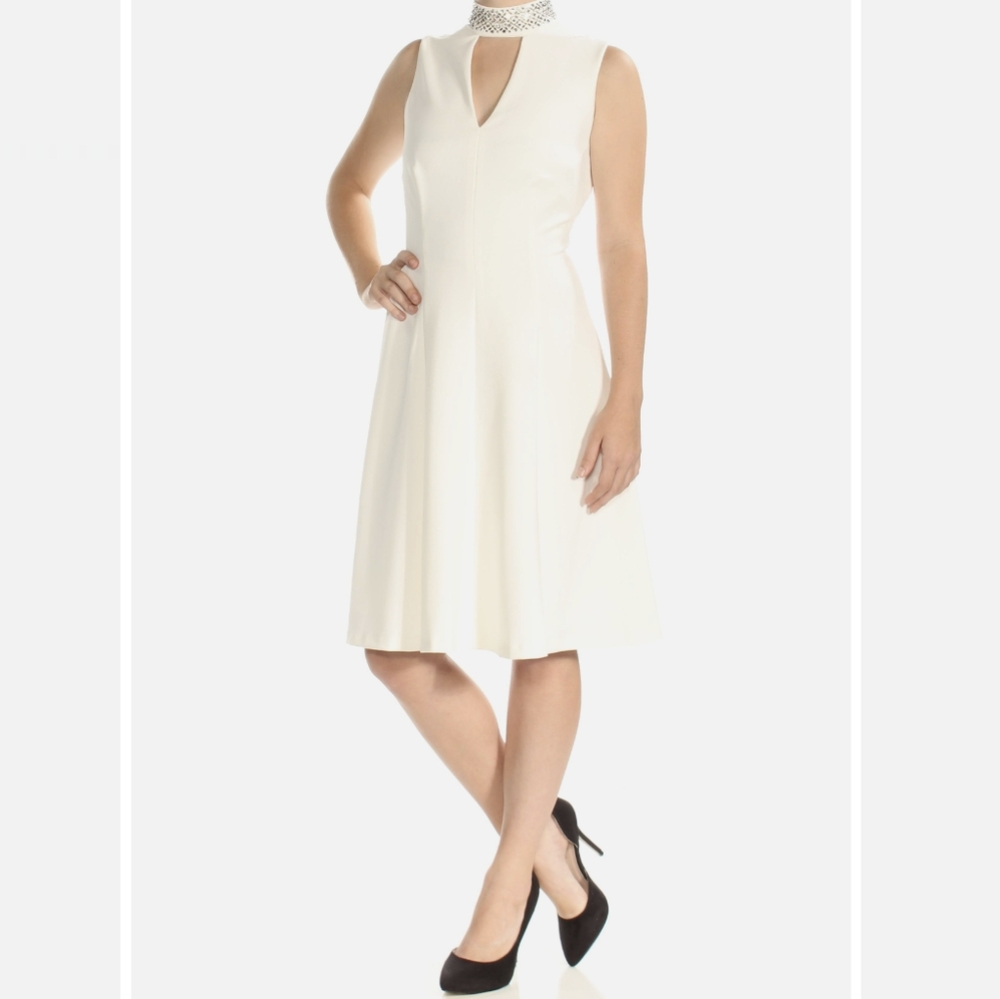 Worn Once! Calvin Klein White Dress